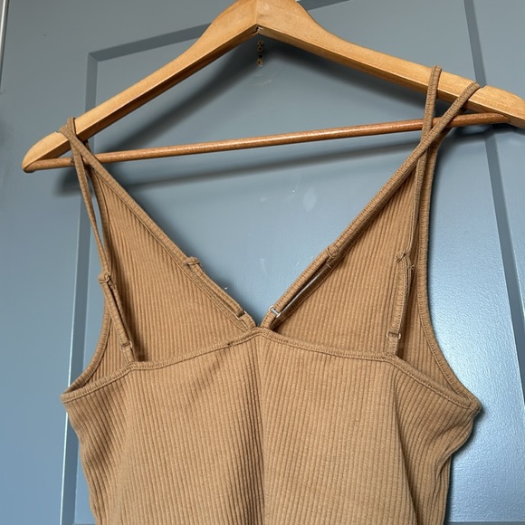 Brown ribbed bodysuit - Picture 4 of 6